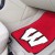 University of Wisconsin 2 Piece Front Car Mats