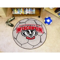 University of Wisconsin Soccer Ball Rug