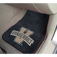 Vanderbilt University 2 Piece Front Car Mats