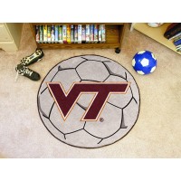 Virginia Tech Soccer Ball Rug