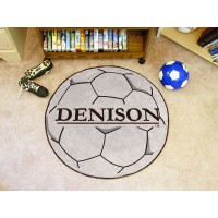 Denison University Soccer Ball Rug