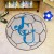 John Carroll University Soccer Ball Rug