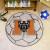 Mercer University Soccer Ball Rug