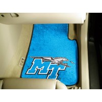 Middle Tennessee State University 2 Piece Front Car Mats