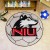 Northern Illinois University Soccer Ball Rug