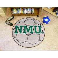 Northern Michigan University Soccer Ball Rug