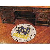 Notre Dame Soccer Ball Rug