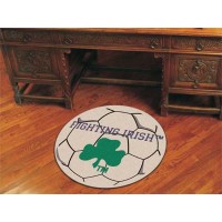 Notre Dame Soccer Ball Rug