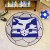 NYU Soccer Ball Rug