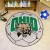 Ohio University Soccer Ball Rug