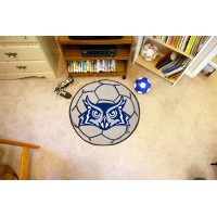 Rice University Soccer Ball Rug