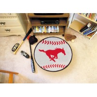 Southern Methodist University Baseball Rug