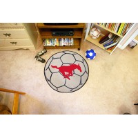 Southern Methodist University Soccer Ball Rug