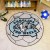 UNC University of North Carolina - Chapel Hill Soccer Ball Rug