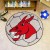 University of Central Missouri Soccer Ball Rug