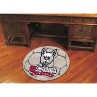 University of South Dakota Soccer Ball Rug