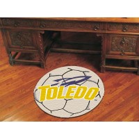 University of Toledo Soccer Ball Rug