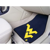 West Virginia University 2 Piece Front Car Mats