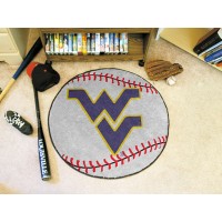 West Virginia University Baseball Rug
