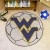 West Virginia University Soccer Ball Rug