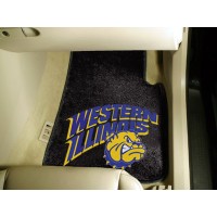 Western Illinois University 2 Piece Front Car Mats