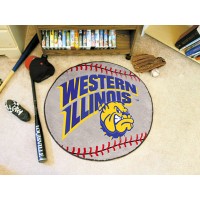Western Illinois University Baseball Rug