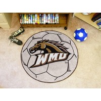 Western Michigan University Soccer Ball Rug