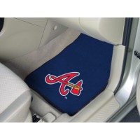 MLB - Atlanta Braves 2 Piece Front Car Mats