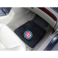 MLB - Chicago Cubs Heavy Duty 2-Piece Vinyl Car Mats