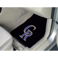 MLB - Colorado Rockies 2 Piece Front Car Mats