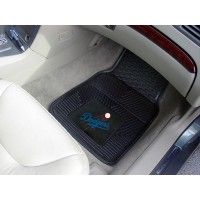 MLB - Los Angeles Dodgers Heavy Duty 2-Piece Vinyl Car Mats