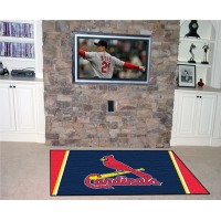 MLB - St Louis Cardinals  5 x 8 Rug