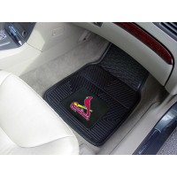 MLB - St Louis Cardinals Heavy Duty 2-Piece Vinyl Car Mats