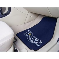 MLB - Tampa Bay Rays 2 Piece Front Car Mats