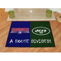NFL - NY Giants - NY Jets All-Star House Divided Rug