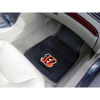 NFL - Cincinnati Bengals Heavy Duty 2-Piece Vinyl Car Mats