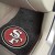 NFL - San Francisco 49ers 2 Piece Front Car Mats