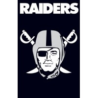 AFRA Raiders 44x28 Applique Banner