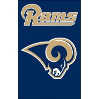 AFRM Rams 44x28 Applique Banner