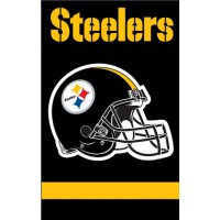 AFST Steelers 44x28 Applique Banner