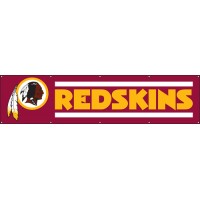 BWA Redskins Giant 8-Foot X 2-Foot Nylon Banner
