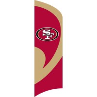 TTSF 49ers Tall Team Flag with pole