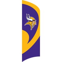 TTVI Vikings Tall Team Flag with pole