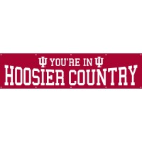 BIU Indiana Giant 8 foot x 2 foot banner