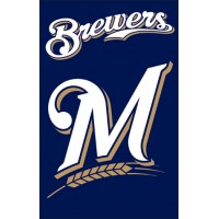 AFMIL Brewers 44x28 Applique Banner