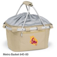 Arizona State Printed Metro Basket Picnic Basket Beige