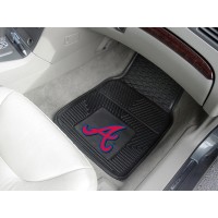 MLB - Atlanta Braves Heavy Duty 2-Piece Vinyl Car Mats