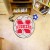 University of Nebraska Soccer Ball Rug