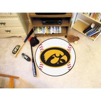 University of Iowa Baseball Rug