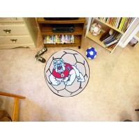 Fresno State Soccer Ball Rug